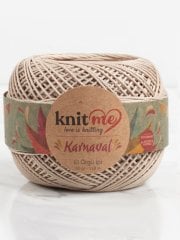Knit Me Karnaval El Örgü İpi Taş Rengi