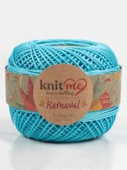 Knit Me Karnaval El Örgü İpi Turkuaz
