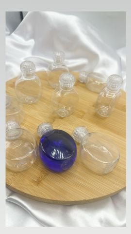 Oval Plastik Şişe 5 adet (35cc)
