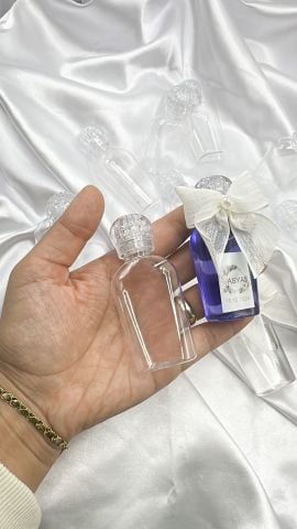 Mini İnce Uzun Plastik Şişe  (5 adet ) 35cc