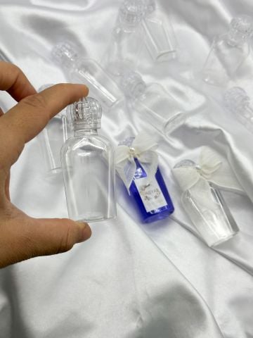 Mini İnce Uzun Plastik Şişe  (5 adet ) 35cc
