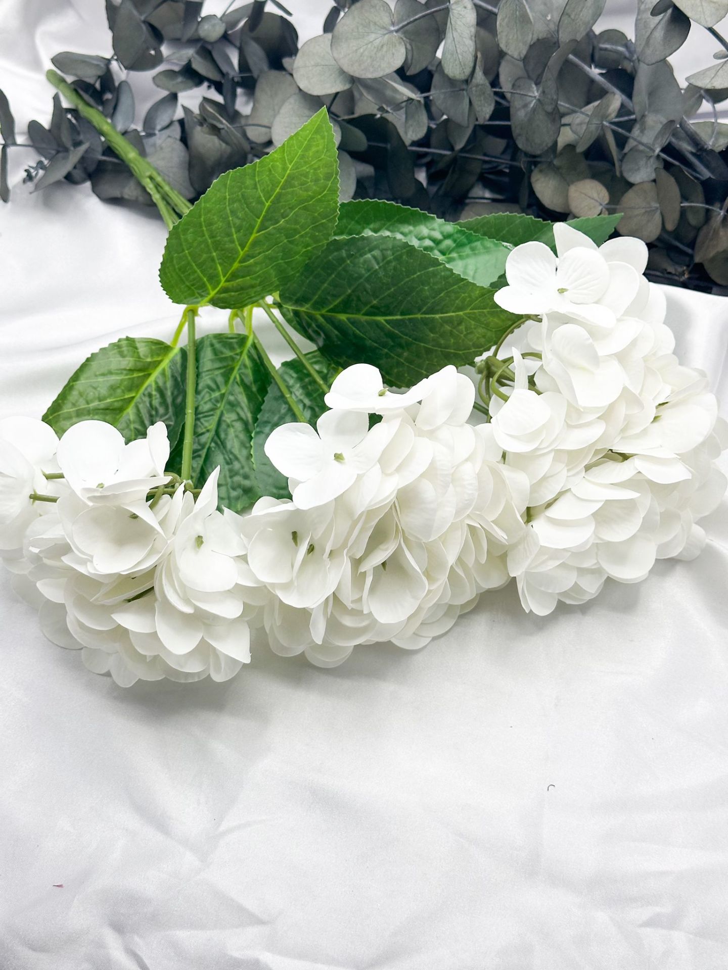 Islak Ortanca Demet Beyaz