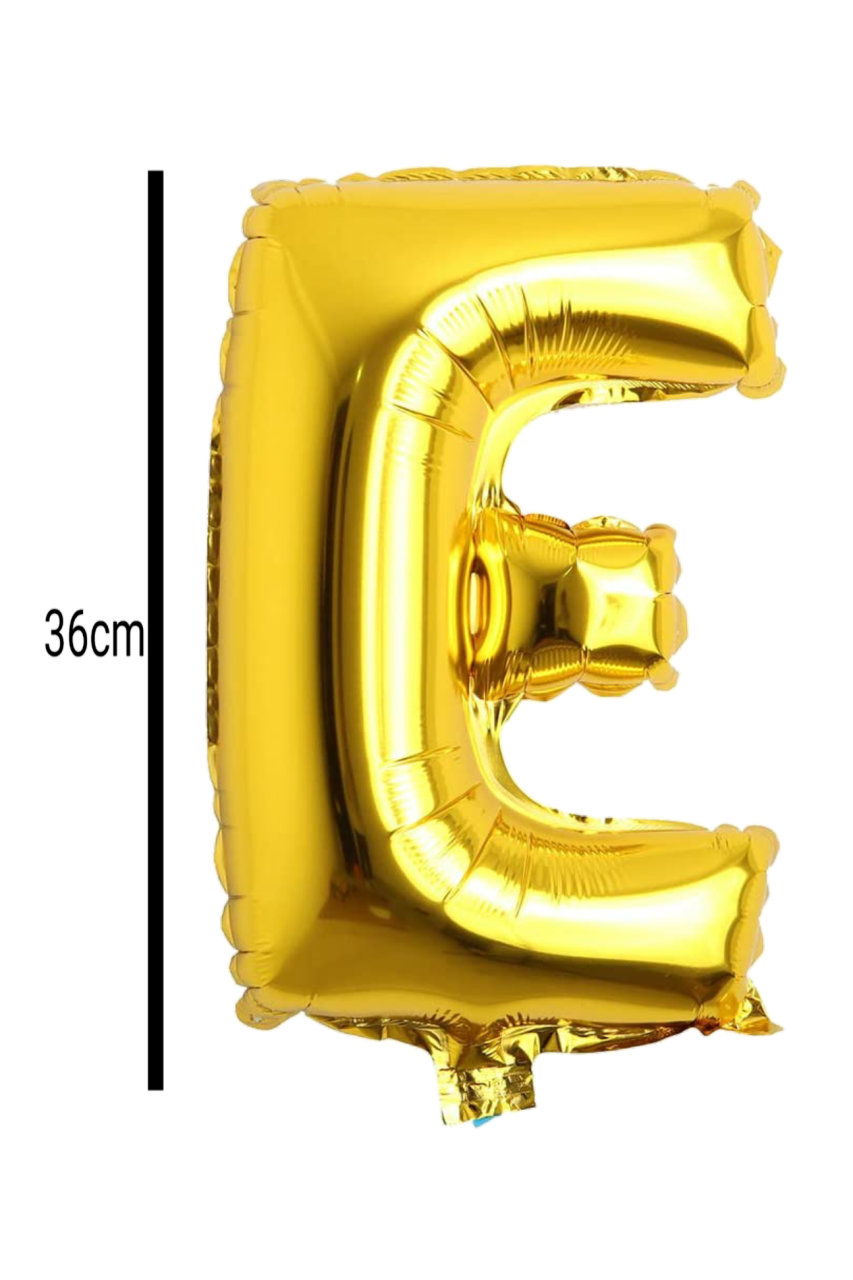Harf Folyo Balon Altın 36cm E