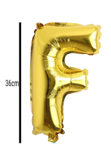 Harf Folyo Balon Altın 36cm F