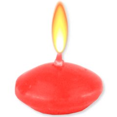 Yüzen Mum - Tealight Mum Kırmızı