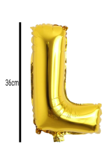 Harf Folyo Balon Altın 36cm L