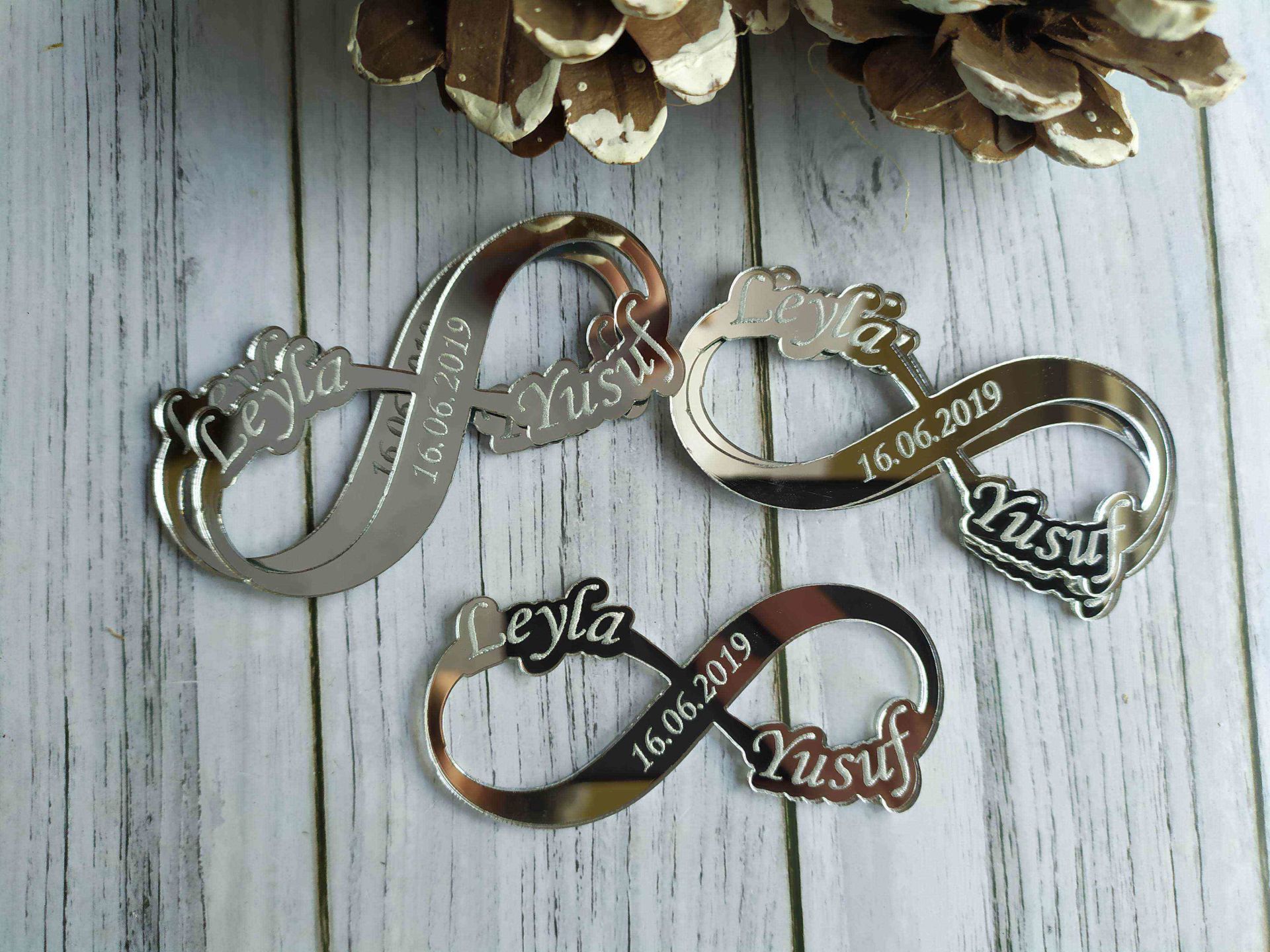 Sonsuz Pleksi 5x3cm 25 adet