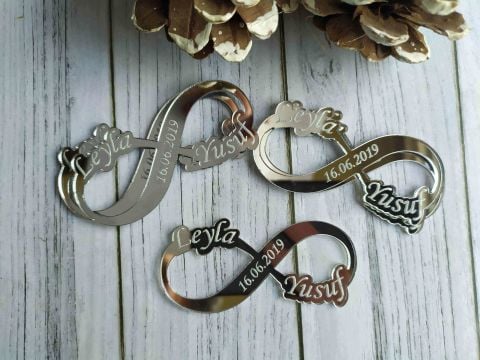 Sonsuz Pleksi 5x3cm 25 adet