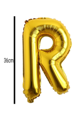 Harf Folyo Balon Altın 36cm R