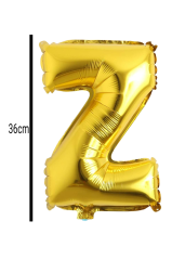 Harf Folyo Balon Altın 36cm Z