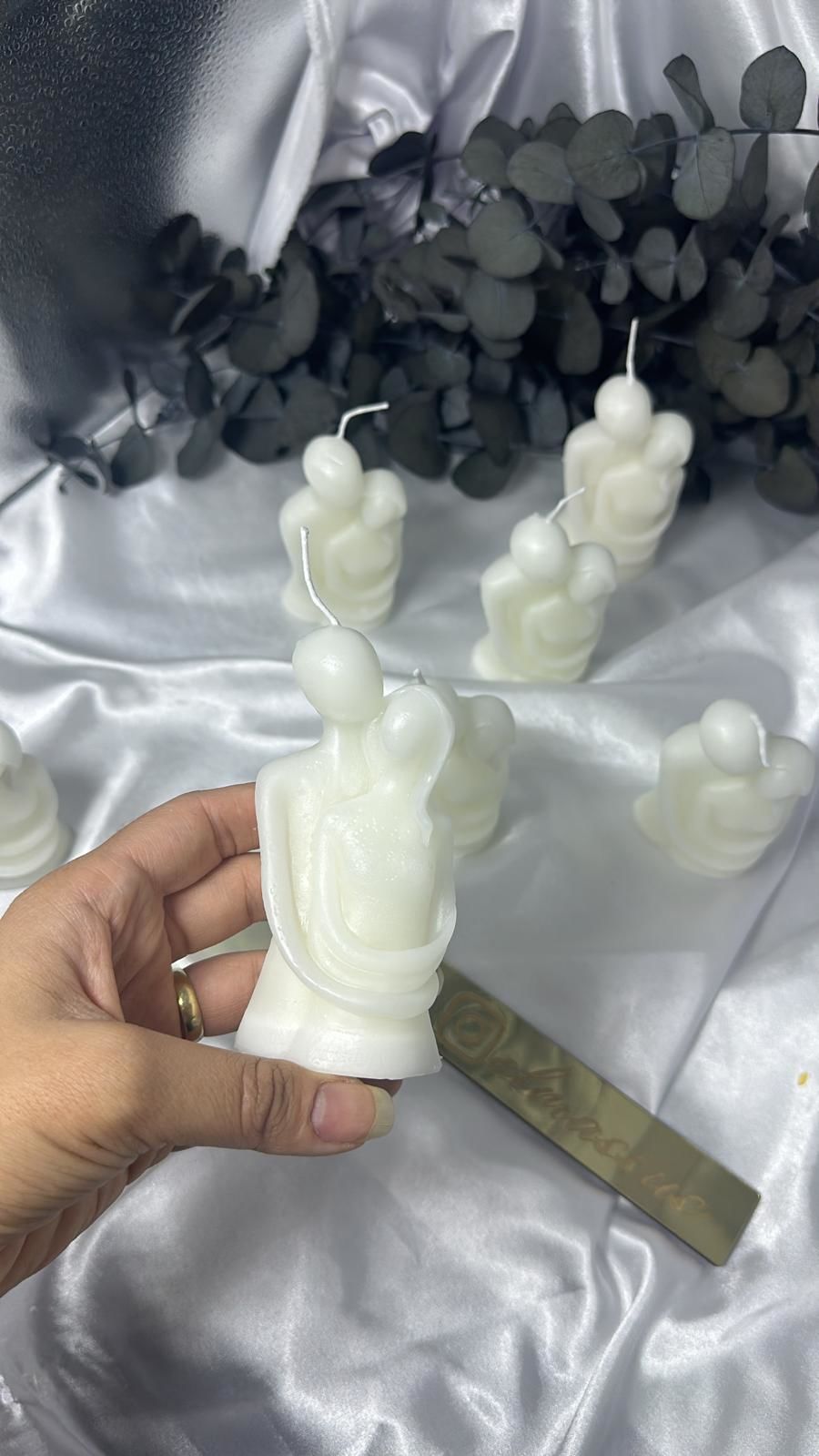 Çift Sevgili Mum   8 adet