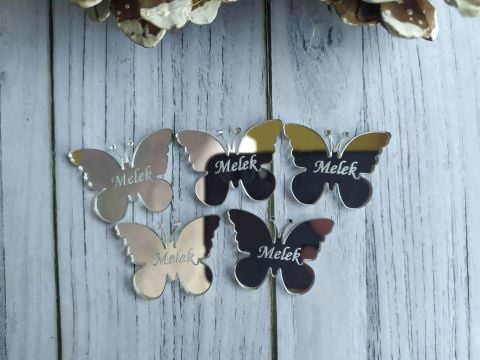 Kelebek Pleksi 4x3cm 25 adet