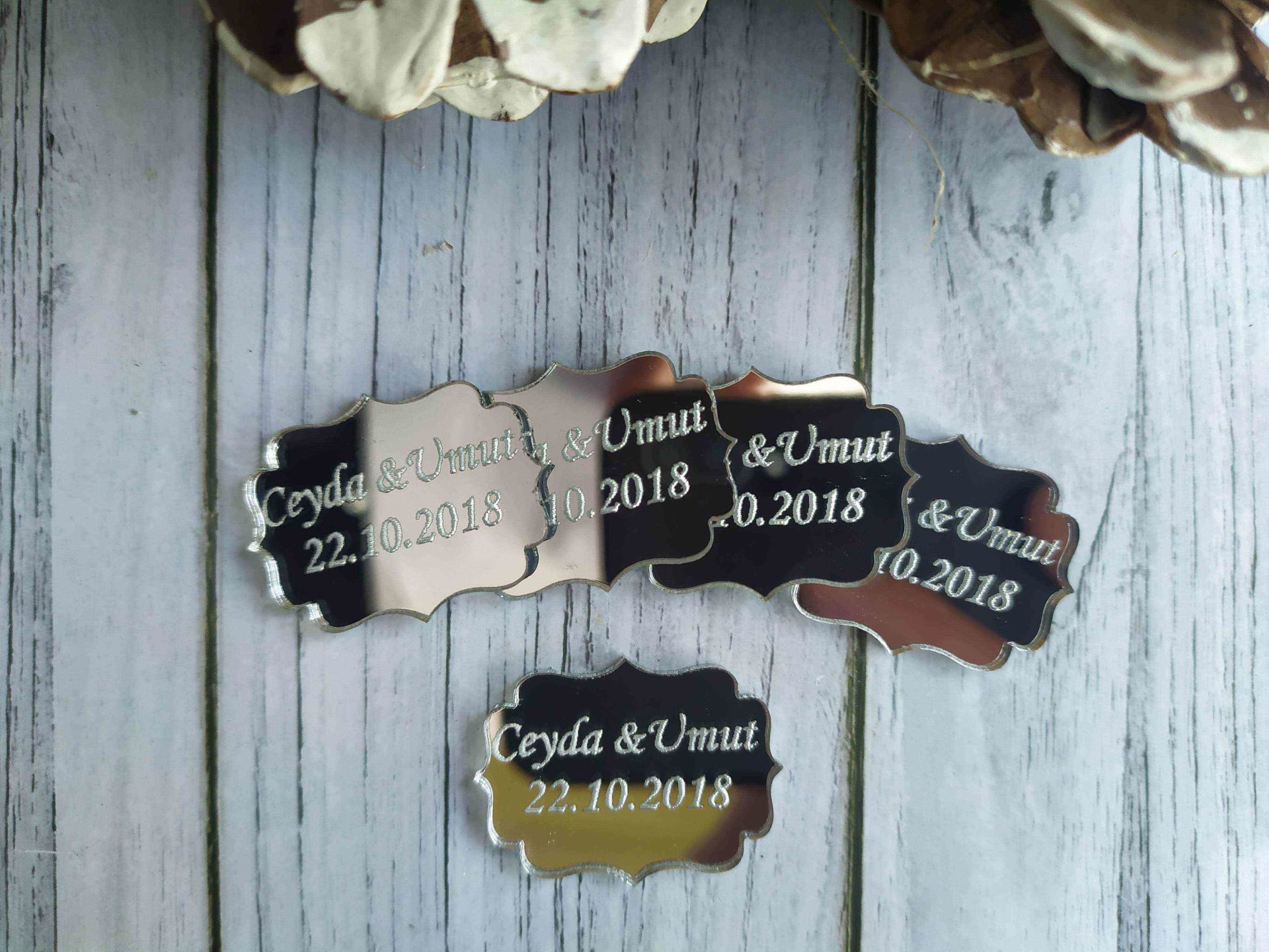 Şık Pleksi 3x2cm 25 adet