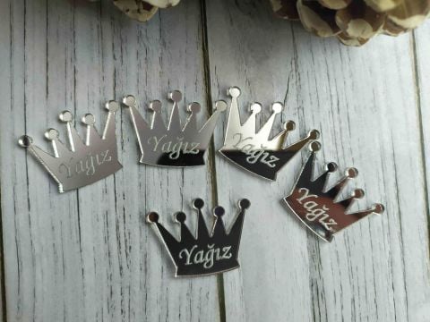 Taç Pleksi 3x2cm 25 adet