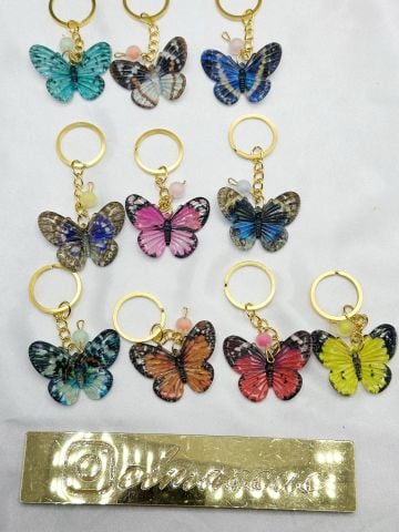 Karışık Kelebek Anahtarlık