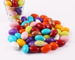 Çikolatalı Badem Şekeri Draje 1kg Turuncu