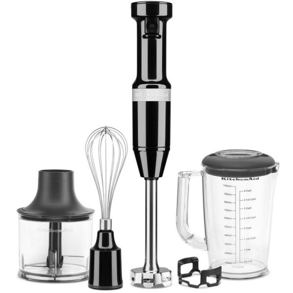 KitchenAid 5KHBV83EOB El Blender Seti - Onyx Black