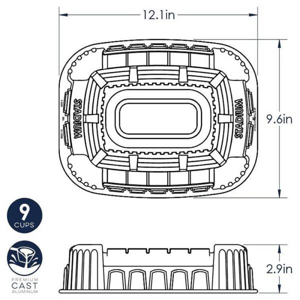 Nordicware 59124 Stadyum Kek Kalıbı