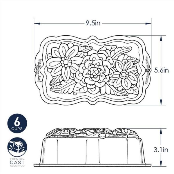 Nordicware 93148 Kırçiceği Kek Kalıbı