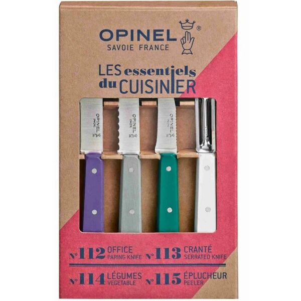 Opinel OP-001939 Les Essentials Art Deco 4'lü Bıçak Seti