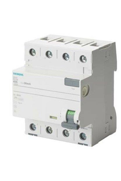 SIEMENS4P 63A 30MA TRİFAZE KAÇAK AKIM RÖLESİ 5SM1 346-0