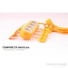 COMPAXE CX-308 8 Lİ  PRİZ