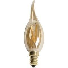 CATA CT-4281 4W RUSTİK LED KIVRIK BUJI AMPÜL AMBER E14