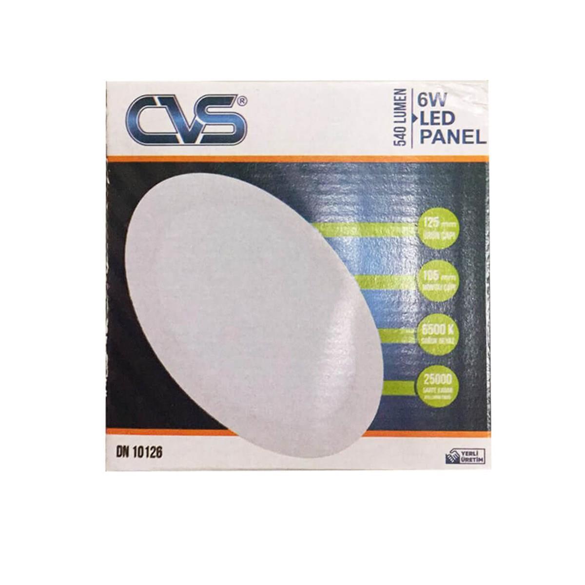 CVS 6W 3 İNÇ 540LM BEYAZ LED PANEL