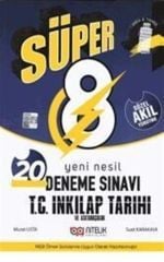 Nitelik Yayınları 8. Sınıf T.C. İnkilap Tarihi ve Atatürkçülük 20 Deneme Sınavı