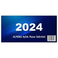 Prozenis 2024 Tarihli Almira Masa Takvimi Yaprakları