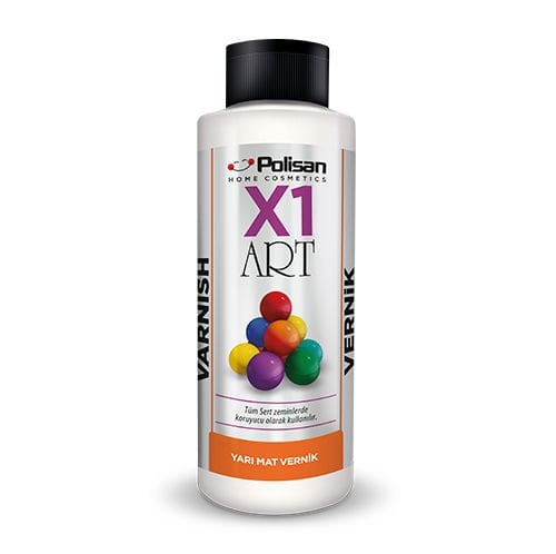 Polisan X1 Art Yarı Mat Vernik 120 ml