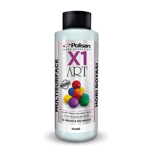 Polisan X1 Art Multisurface Hobi Boyası Nane 120 ml