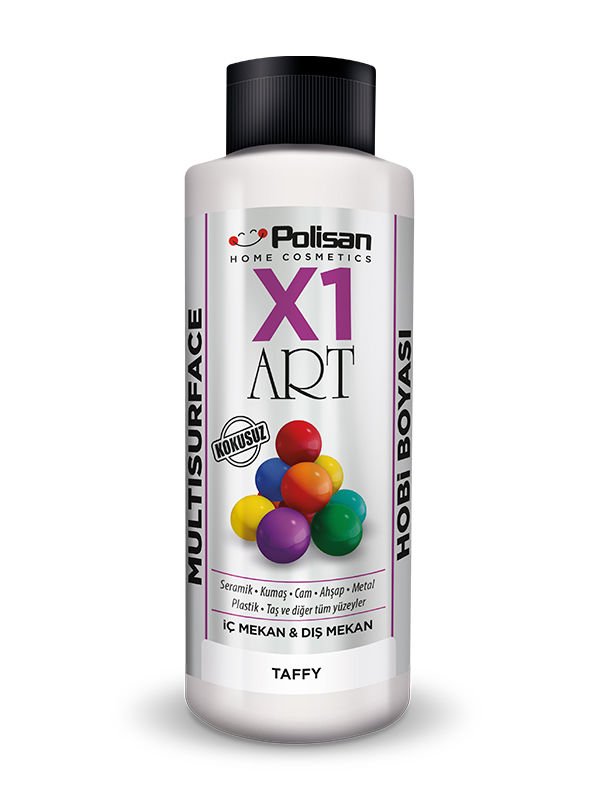 Polisan X1 Art Multisurface Hobi Boyası Taffy 120 ml