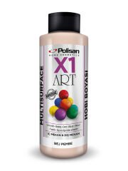 Polisan X1 Art Multisurface Hobi Boyası Bej Pembe 120 ml