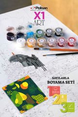 Polisan X1 Art Boyama Seti 25X35 cm Abstract 4