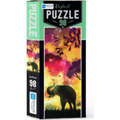 Blue Focus 98 Parça Puzzle Elephant