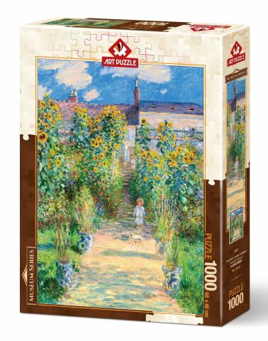 Art Puzzle Sanatçının Bahçesi, Claude Monet 1000 Parça Puzzle