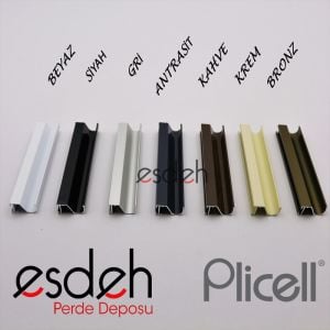 Ekru Honeycomb (Blackout) Plicell Cam Balkon Perdesi