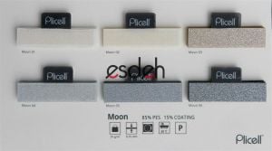 Bej Plicell Cam Balkon Perdesi - Orta Kalın(Moon)