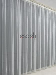Düz Grek Tül Perde - Kırık Beyaz - Seyrek Pile Dikim - Fırsat Ürünü - 300x250 cm