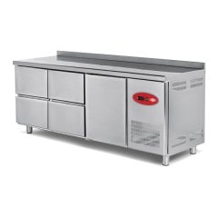 Çekmeceli Tezgah Tipi Buzdolabı 2 Çekmece+1 Kapı(Fanlı) - EMP.150.70.01-2C