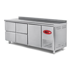 Tezgah Tipi Buzdolabı 2 Çekmece+2 Kapı (Fanlı) - EMP.200.70.01-2C