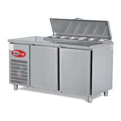 Pizza ve Salata Hazırlık Buzdolabı (İki Kapılı) - EMP.150.70.01-PSO