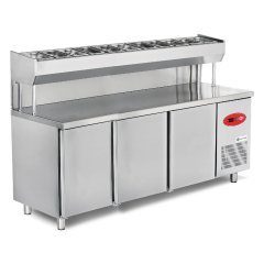 Pizza ve Salata Hazırlık Buzdolabı (Üç Kapılı) - EMP.200.80.01-PSY