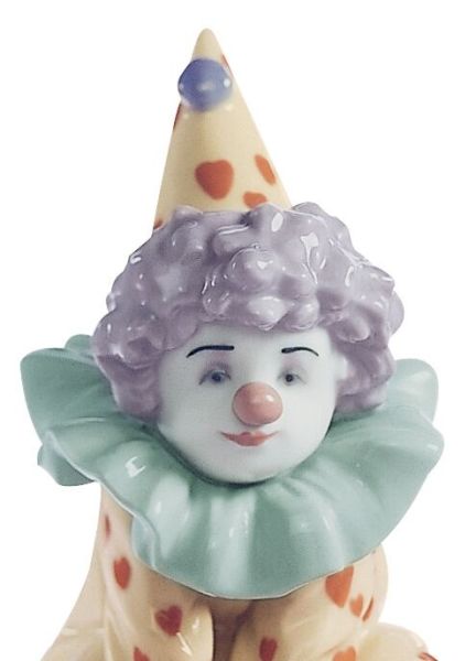 Lladro Having A Ball Clown