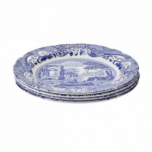 Spode Blue İtalian 27 Cm Düz Yemek Tabağı