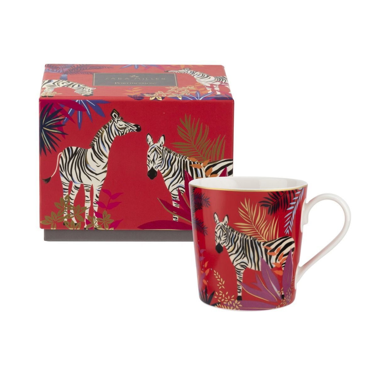 SARA MILLER LONDON PORTMEIRION TAHITI ZEBRA KUPA