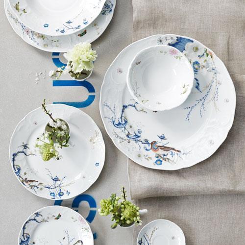 ROSENTHAL SANSSOUCI CHAMBRE BLEUE 12 KİŞİLİK  91 PARÇA YEMEK TAKIMI