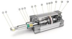 Jelpc 80x200 SQ Pnömatik Piston