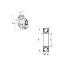 Fag 6216/2RS C3 Sabit Bilyalı Rulman